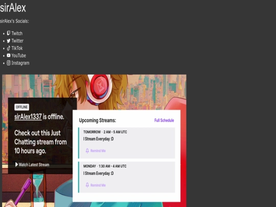 index screenshot
