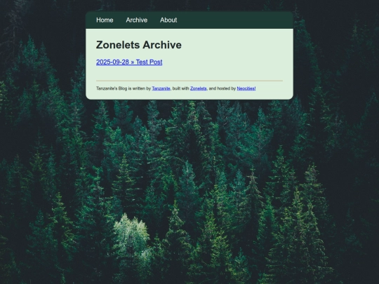 blog/archive screenshot