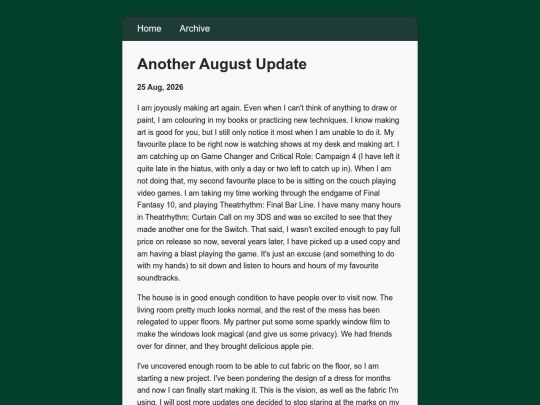 blog/posts/2026-08-25-Another-August-Update screenshot