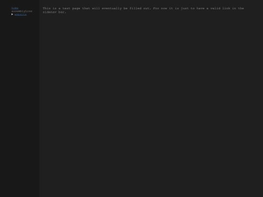 website/sidenav screenshot
