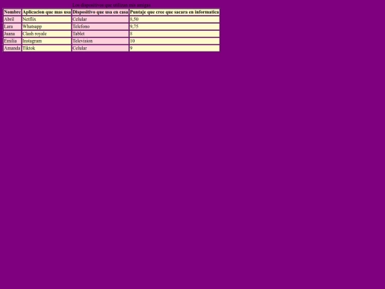 tablas screenshot