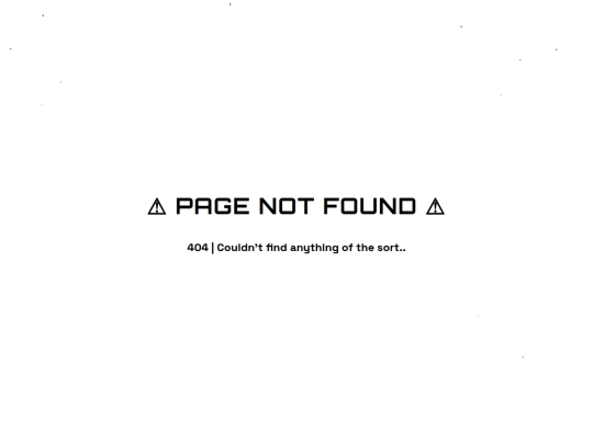 not_found screenshot