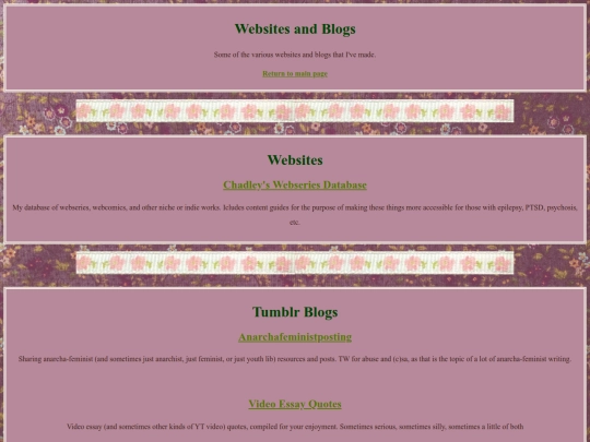 websites screenshot