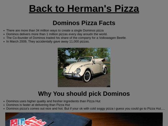dominos screenshot