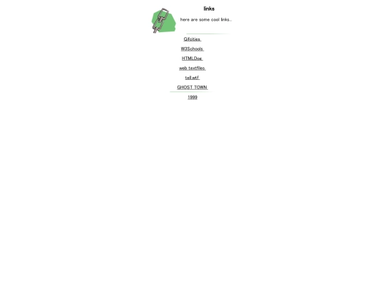 links screenshot