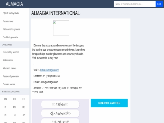 index screenshot