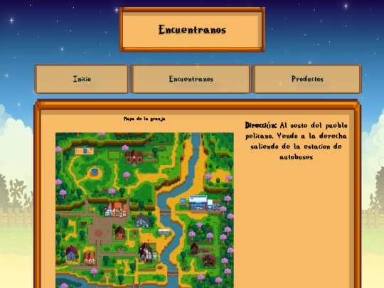 pages/encuentranos screenshot