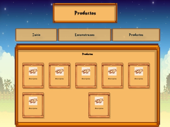 pages/productos screenshot