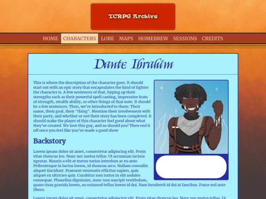 characters/dante-ibrahim screenshot