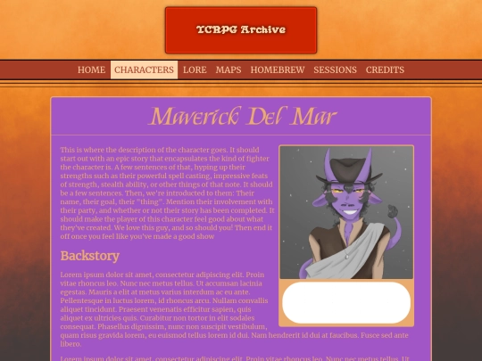 characters/maverick-del-mar screenshot