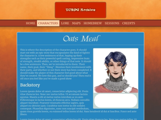 characters/oats-meal screenshot