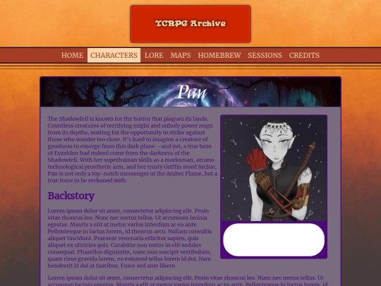 characters/pan screenshot