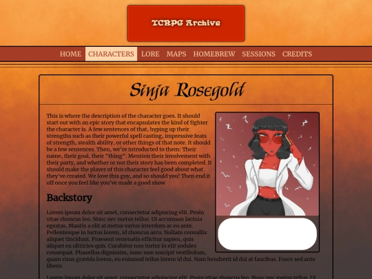 characters/sinja-rosegold screenshot