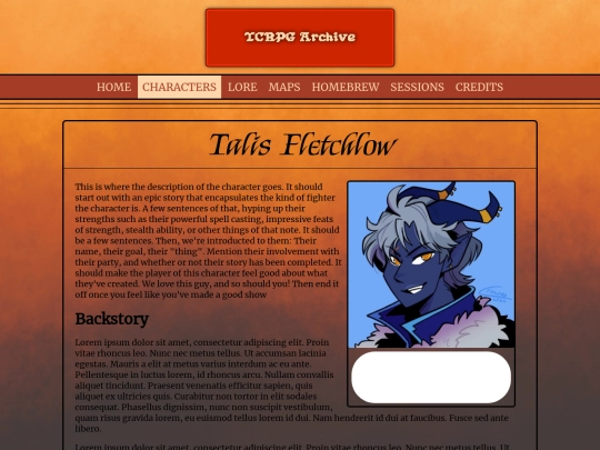 characters/talis-fletchlow screenshot