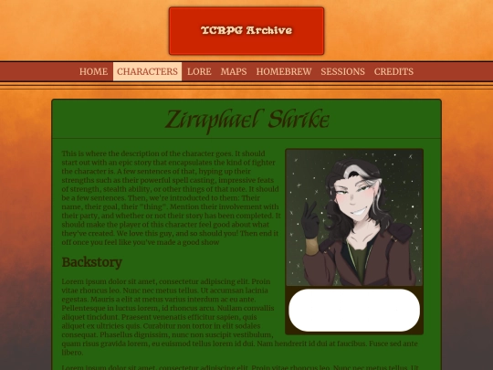 characters/ziraphael-shrike screenshot