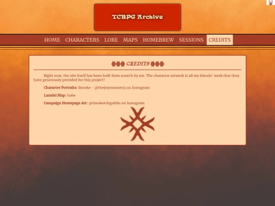 credits screenshot