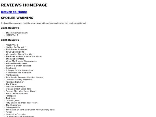 reviewshomepage screenshot