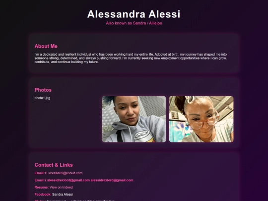 Allie screenshot