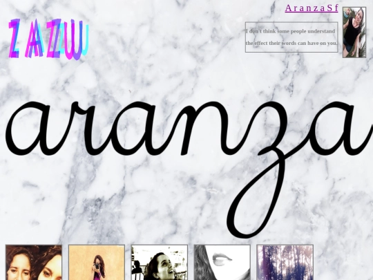 Aranza/perfil screenshot