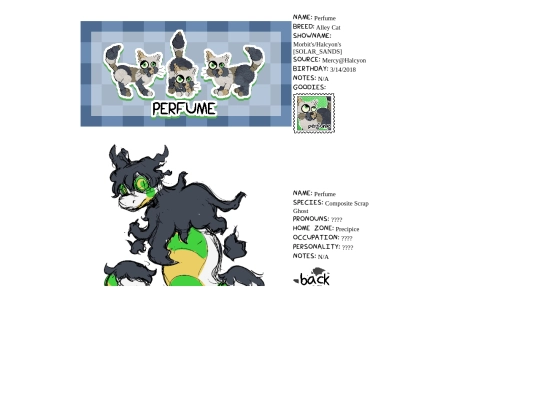 MORBIT/PRECIPICE/perfume screenshot