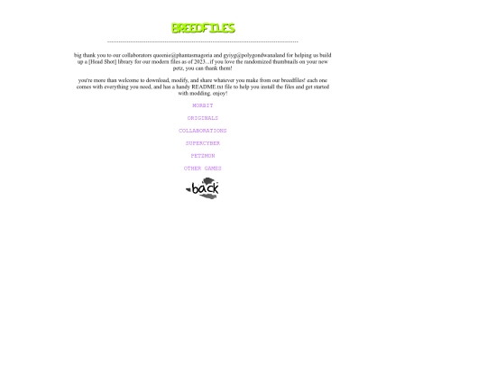 RESOURCES/breedfiles screenshot