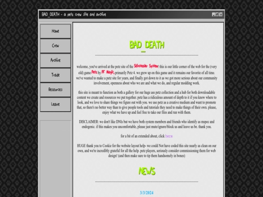 index screenshot