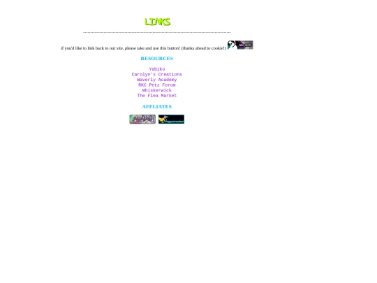 links screenshot
