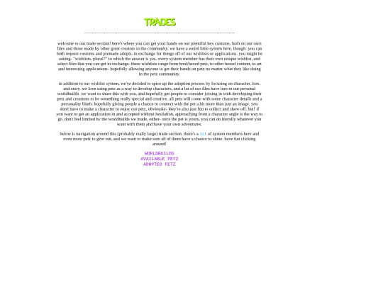 trade screenshot