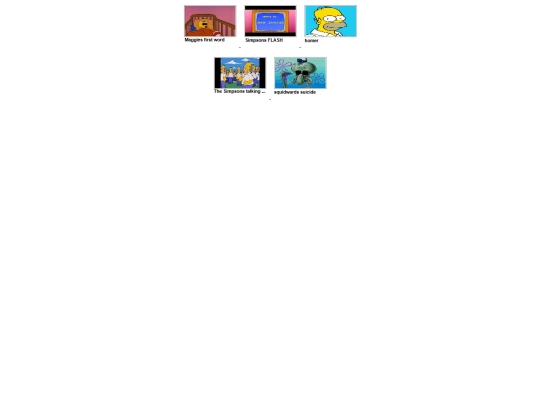 simpsonstube/mainpage screenshot