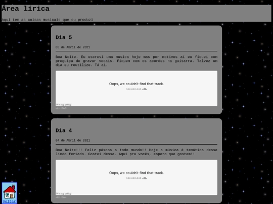 html/musica screenshot