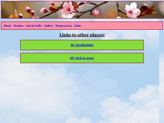 Links screenshot