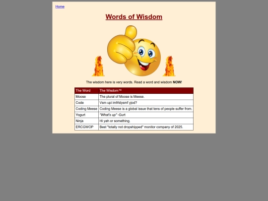 words screenshot