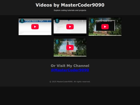 videos screenshot