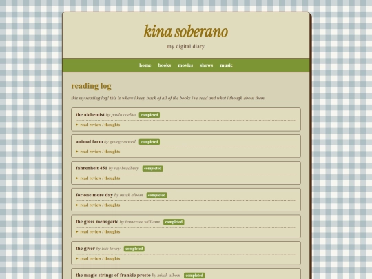 books screenshot