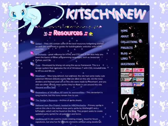 links screenshot