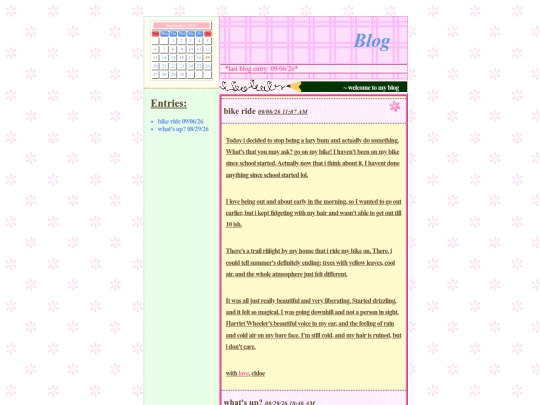 blog screenshot