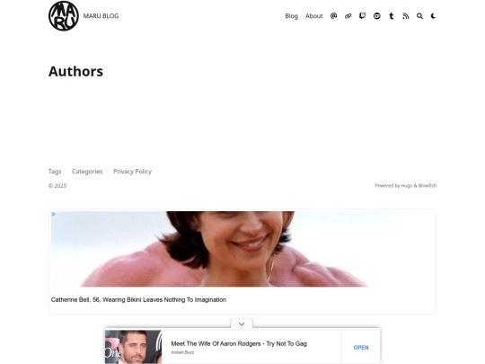 blog/authors screenshot