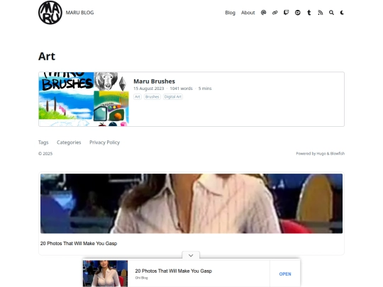 blog/categories/art screenshot