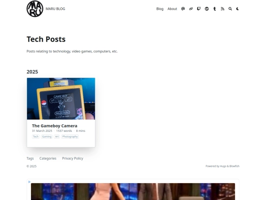 blog/posts/tech/page/1 screenshot