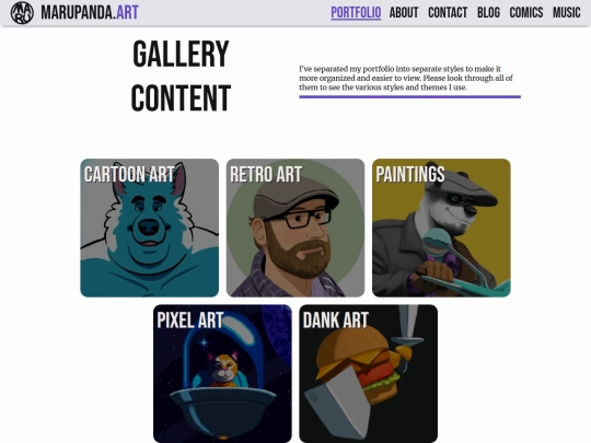 portfolio screenshot