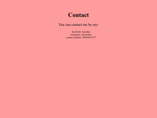 contact screenshot
