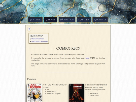 library/comics screenshot