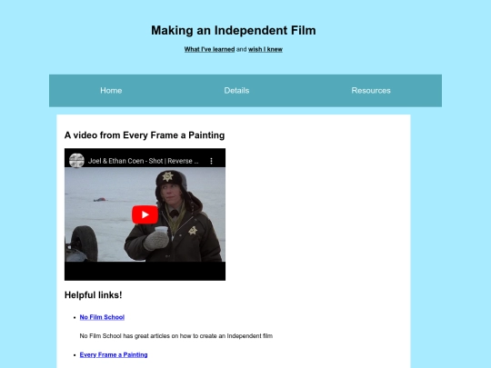 resources screenshot