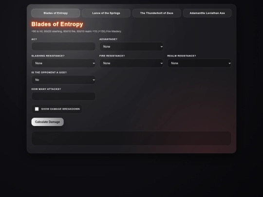 bjorn/weapons screenshot