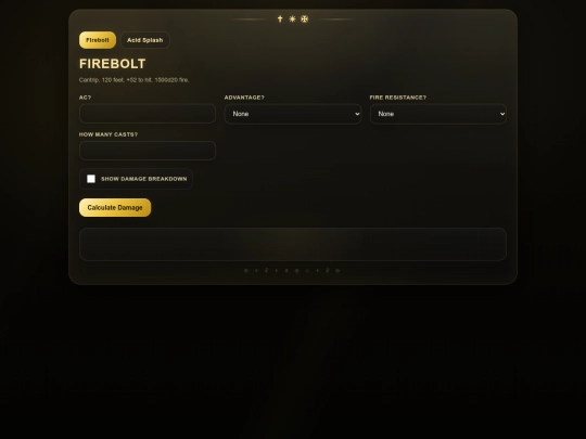 cain/cantrips screenshot