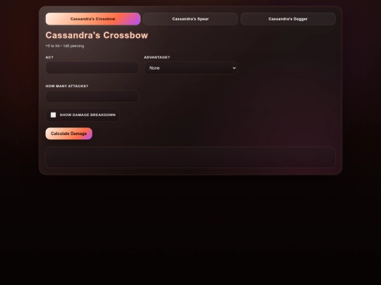 cassandra2/weapons screenshot