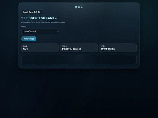 triton/spells screenshot