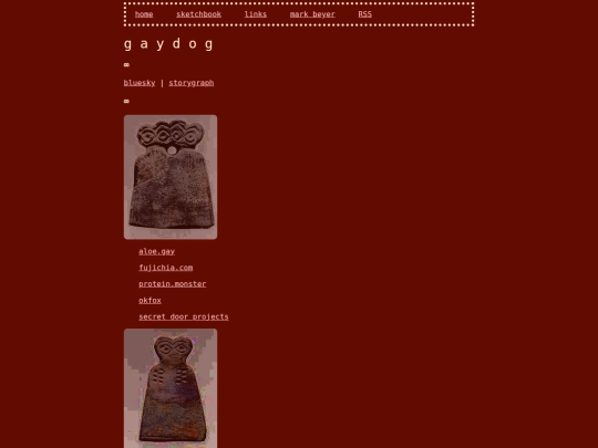 links screenshot