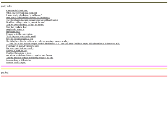 poetry screenshot
