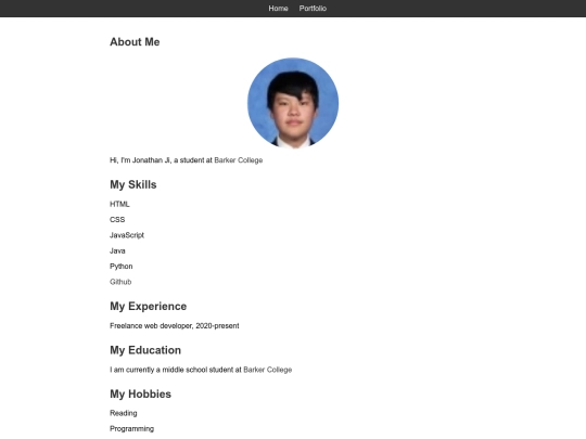 Page 1/page1 screenshot
